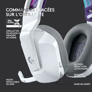 Casque micro sans fil Logitech G733 LightSpeed image-1