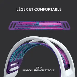 Casque micro sans fil Logitech G733 LightSpeed image-3