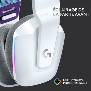 Casque micro sans fil Logitech G733 LightSpeed image-4