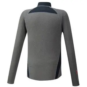 Camiseta de compresión de 1/2 cremallera Mizuno Wool pro image-1