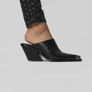 Pantoletten Frau Bronx Low-Kole Croco image-1