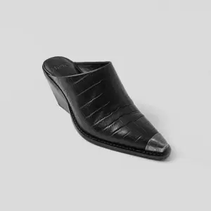 Pantoletten Frau Bronx Low-Kole Croco image-4