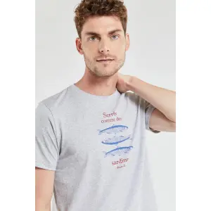 T-shirt met zeefdruk Armor-Lux image-3