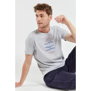 T-shirt met zeefdruk Armor-Lux image-2