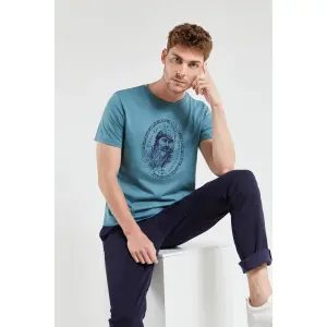 T-Shirt mit Siebdruck Armor-Lux image-3