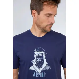 T-Shirt mit Siebdruck Armor-Lux image-3