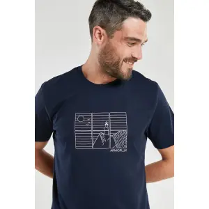 T-shirt met zeefdruk Armor-Lux image-1