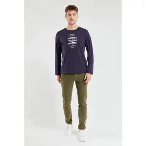 Langarmshirt mit Siebdruck Armor-Lux image-1