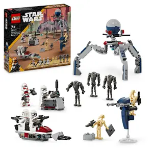 Konstruktionsspiele Lego Star Wars Pack de combat des Clone Troopers image-0