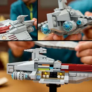 Conjuntos de construção Lego Star Wars Le transport dassaut de classe Acclamator image-3