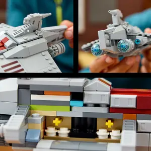 Conjuntos de construção Lego Star Wars Le transport dassaut de classe Acclamator image-4