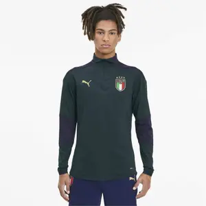 Top da allenamento con 1/4 di zip Italie image-1
