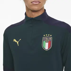 Top da allenamento con 1/4 di zip Italie image-4