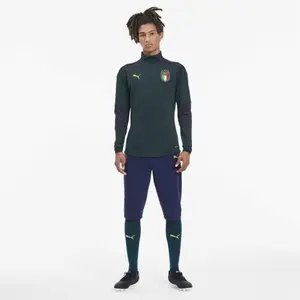Top da allenamento con 1/4 di zip Italie image-5