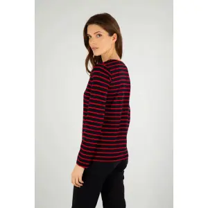 Vrouwen-T-shirt marine Armor-Lux plozévet image-2