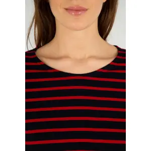 Vrouwen-T-shirt marine Armor-Lux plozévet image-3