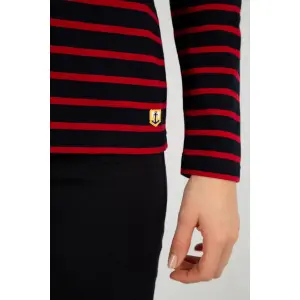 Vrouwen-T-shirt marine Armor-Lux plozévet image-4