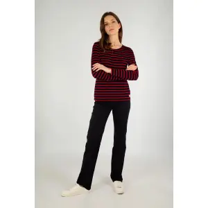 Vrouwen-T-shirt marine Armor-Lux plozévet image-1