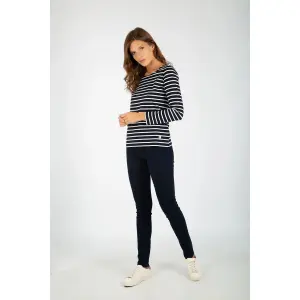 T-Shirt Marinière Frau Armor-Lux plozévet image-1