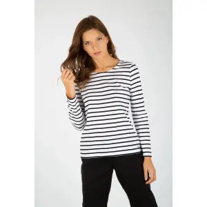 T-Shirt Marinière Frau Armor-Lux plozévet image-0