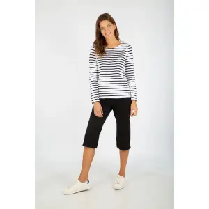 T-Shirt Marinière Frau Armor-Lux plozévet image-1
