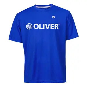 T-shirt med aktiv logotyp Oliver Sport