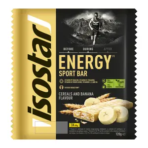 Bares Isostar Energy Banane 3 x 40g (20 boîtes)  image-0