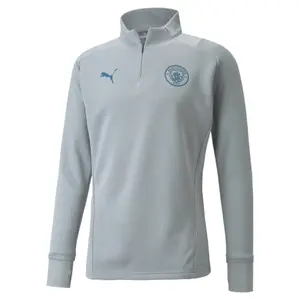 Top da allenamento con 1/4 di zip Manchester City Fleece 2021/22 image-0