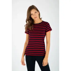 Vrouwen-T-shirt marine Armor-Lux morgat image-0