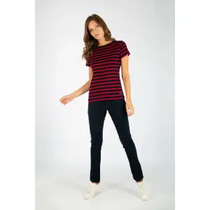 Vrouwen-T-shirt marine Armor-Lux morgat image-1