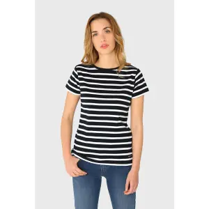 T-Shirt Marinière Frau Armor-Lux morgat image-0