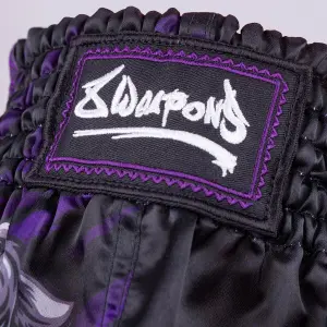 Short de combat Muay Thai motif panthère bestiale enfant 8 Weapons image-2