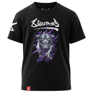 T-shirt panthère bestiale enfant 8 Weapons image-0