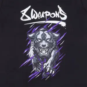 T-shirt panthère bestiale enfant 8 Weapons image-3