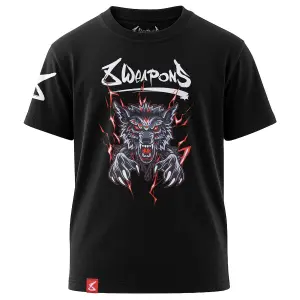 T-shirt loup bestial enfant 8 Weapons image-0