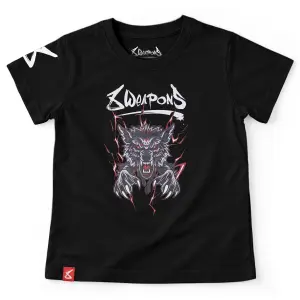 T-shirt loup bestial enfant 8 Weapons image-1