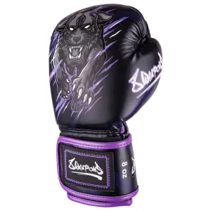 Beastly Panther Pattern Thai Boxing Gloves Child 8 Weapons image-1