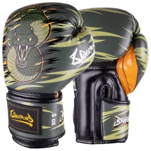 Thai Boxing Gloves Viper Design Child 8 Weapons image-0