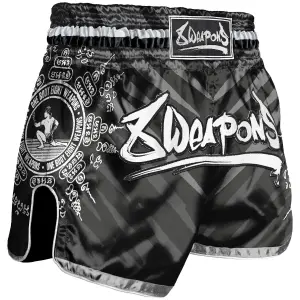 Thai boxing shorts 8 Weapons 8 Ways Yant image-0
