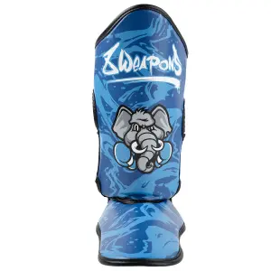 Children's Thai Boxing Shin Guards 8 Weapons Jipe image-1