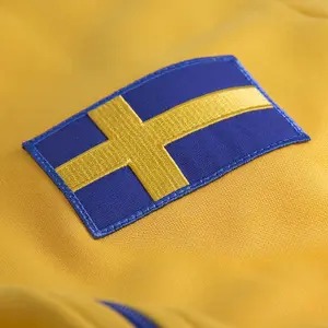 Sweatshirt mit Reißverschluss Suède 1970's image-2