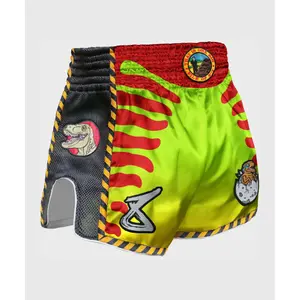 Short de combat Muay Thai 8 Weapons Jurassic image-1