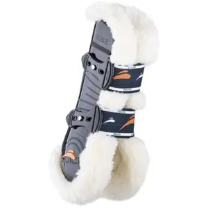 Open front gaiters for horses eQuick Vibe Fluffy image-3