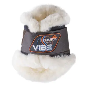 Open hind gaiters for horses eQuick Vibe Fluffy image-0