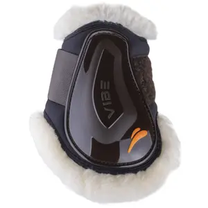Open hind gaiters for horses eQuick Vibe Fluffy image-1