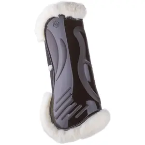 Otwarte ochraniacze na przednie nogi dla koni z rzepem eQuick Vibe Fluffy image-1