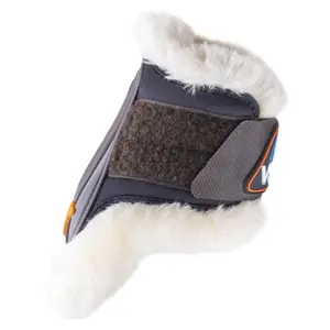 Open back horse gaiters with velcro eQuick Vibe Fluffy image-2