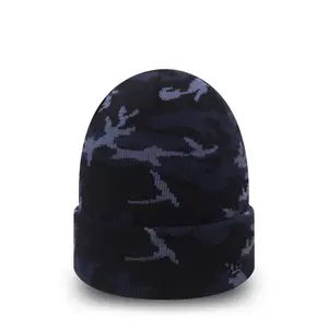 Bonnet New Era Knits Camouflage à revers image-0
