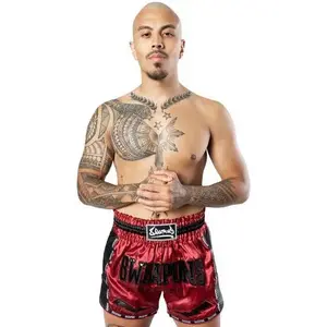 Pantaloncini da Thai Boxe 8 Weapons Carbon image-1