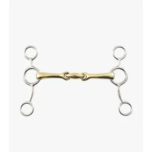Pelham for horse in brass with mouthpiece Premier Equine